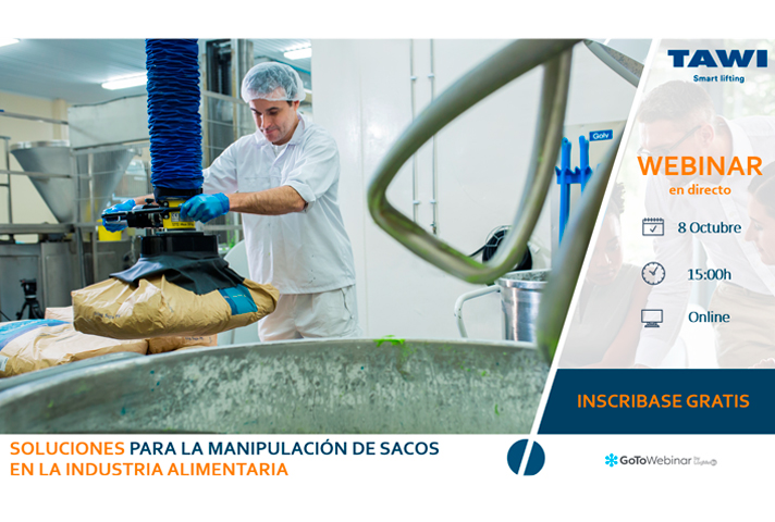 Webinar sobre manipulación de sacos en la industria alimentaria