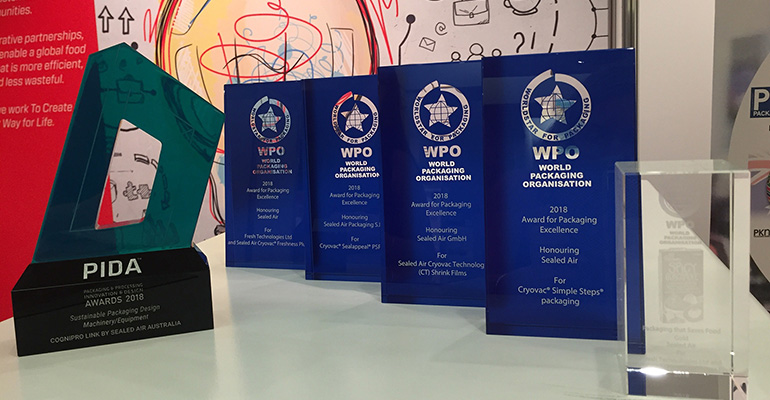 Sealed Air recibe varios premios WorldStar en 5 países