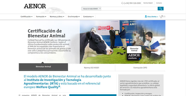 Aenor nueva web