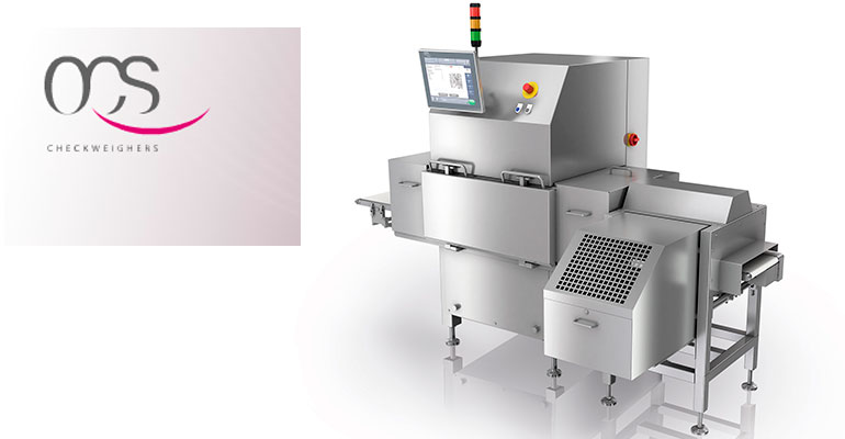 Escáner de rayos X con controles ópticos opcionales, modelo SC-V OCS Checkweighers