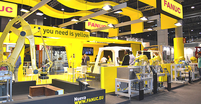 Stand de Fanuc en Hispack 2015