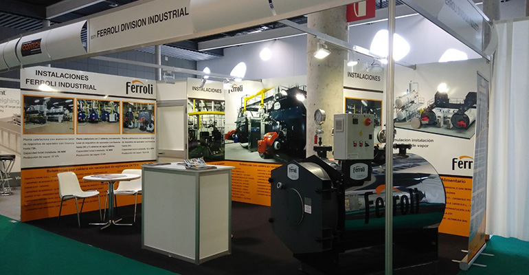 Stand de Ferroli en el salón FoodTech 2018