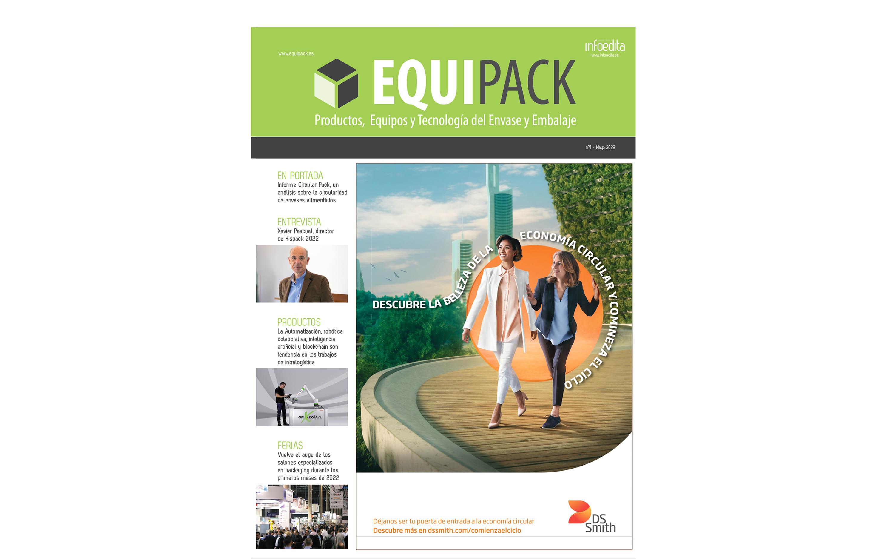 Infoedita lanza la versión online de la publicación impresa EQUIPACK