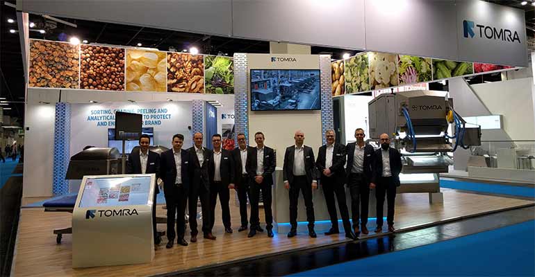 El equipo de Tomra en Tomra Food en Anuga Foodtec 2018