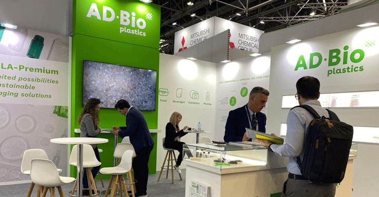 ADBioplastics presenta un innovador bioplástico compostable para envases de alimentos en la feria Interpack