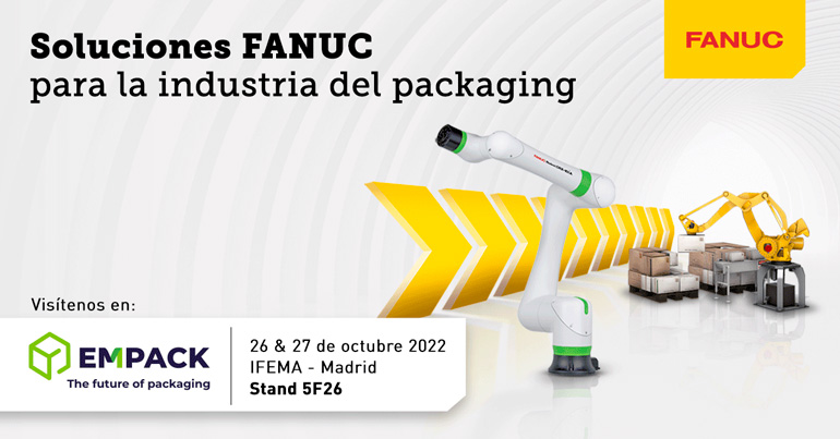 FANUC presenta soluciones para la industria del envase y embalaje en Empack Madrid