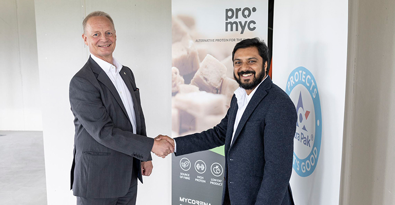 Tetra Pak desarrollará una pionera planta de producción de proteínas alternativas en colaboración con Mycorena