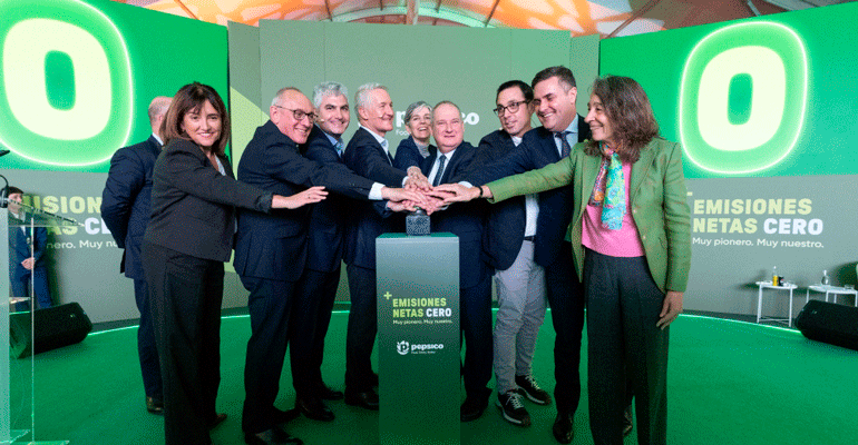 La planta de bebidas de Pepsico en España es la primera de la compañía a nivel mundial en alcanzar las emisiones netas cero