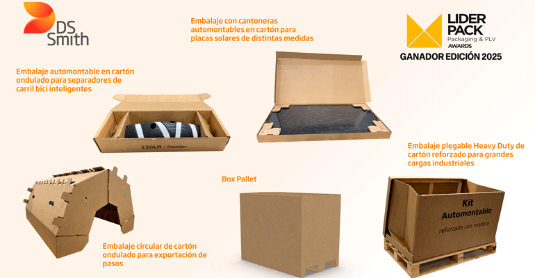 DS Smith gana cinco Premios Liderpack al mejor packaging del 2025