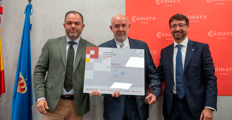 Naeco, galardonado con el Premio PYME del Año en Asturias