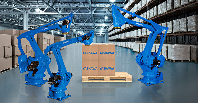 Nueva serie de robots de paletización Motoman PL de Yaskawa