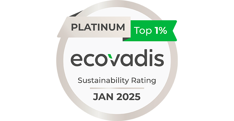 Cabka obtiene la medalla de platino de EcoVadis, mejorando  su puntuación en sostenibilidad