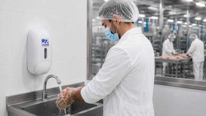 La importancia del lavado de manos en la industria alimentaria: una barrera clave para evitar contaminaciones