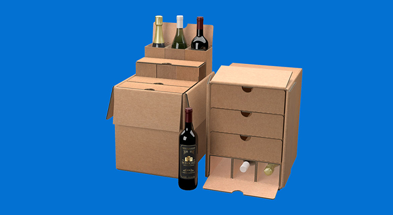 Smurfit Kappa diseña un embalaje para vino para la venta eCommerce