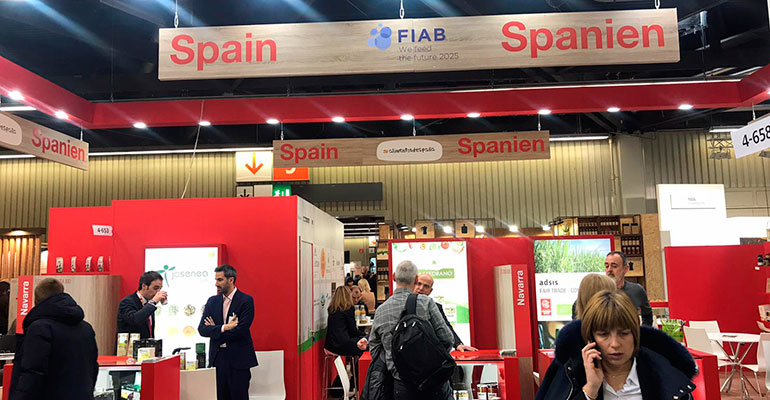 Stand de FIAB en la feria Biofach 2020