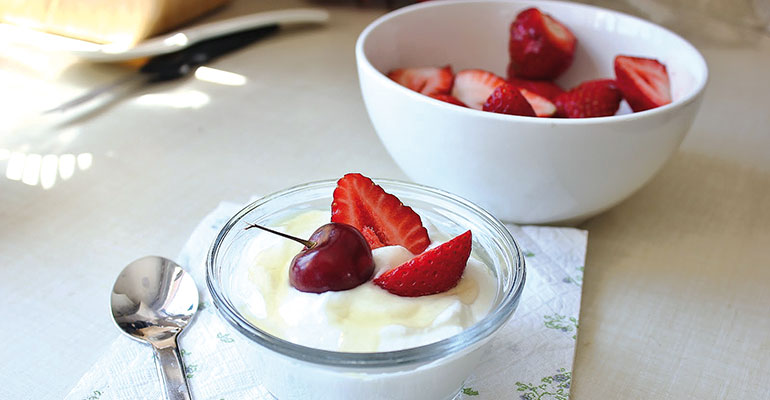 Cultivos autóctonos para producir yogur griego